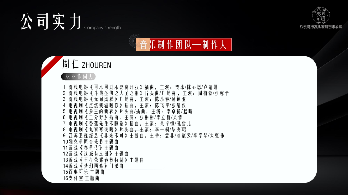 周仁代表作品